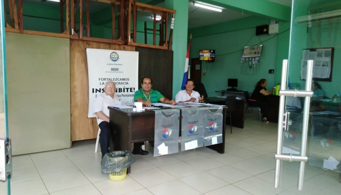 Registro Electoral de CaaguazÃº fue sede de las elecciones de una organizaciÃ³n intermedia  