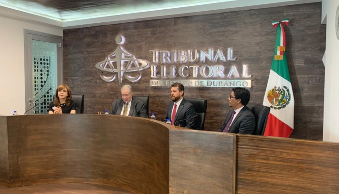 Vicepresidente del TSJE disertÃ³ sobre Derecho Electoral Comparado en AmÃ©rica Latina