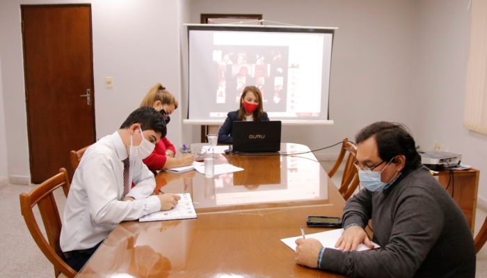 Justicia Electoral realiza reuniones virtuales con jefes distritales de CanindeyÃº, Alto ParanÃ¡ y CaaguazÃº